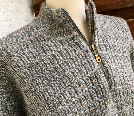 Marimekko wool alpaca vintage grey marled knit swe
