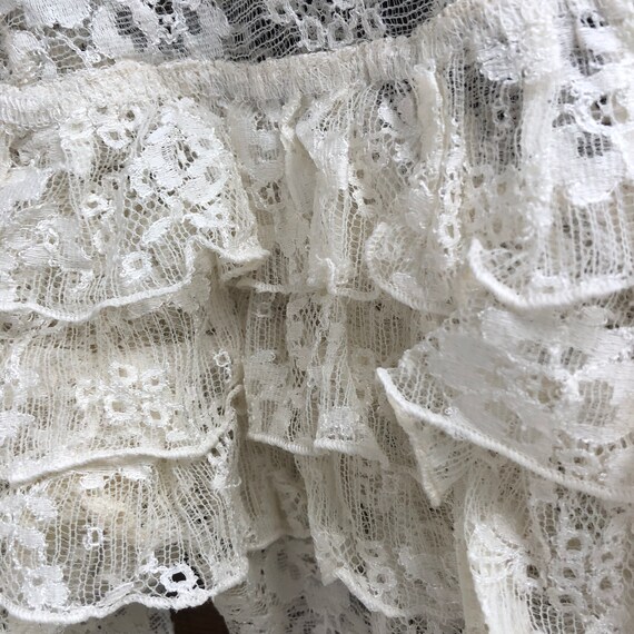 Chantal Thomass Paris romantic lace ruffled white… - image 2