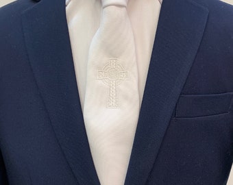 white tie for first communion