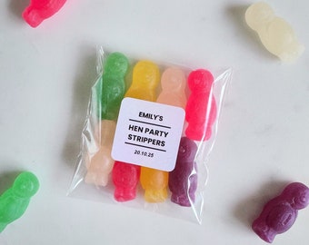 Fill your own Hen Party Favours // Hen Party Strippers // Hen Party Gifts // Hen Party Sweets