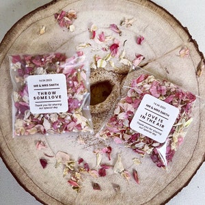 Fill your own Wedding Confetti // Personalised Wedding Confetti // Throw Me // Love is in the air