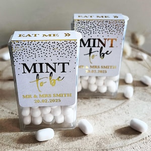 Make your own Wedding Favours // Tic Tac® Labels // Mint to be // Personalised Wedding Mints // Wedding Favours