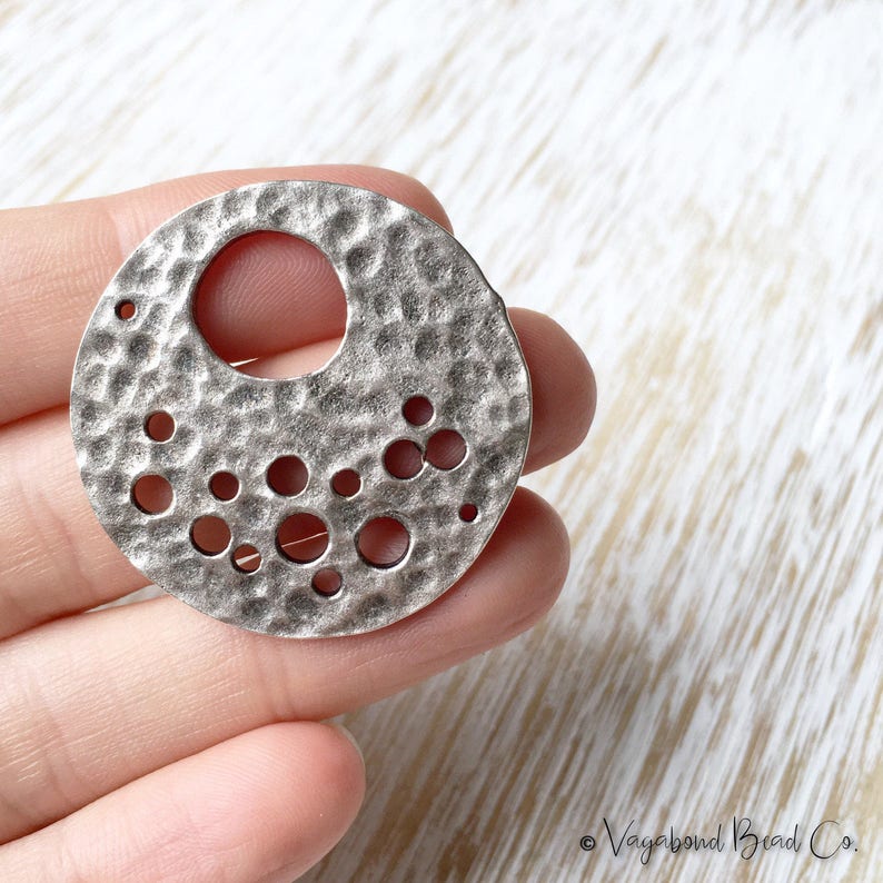 Moonscape Spinner Pendant Necklace