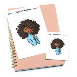 Oh, por favor, por favor - Pegatinas de agenda grandes / extra grandes "Nia/Piel marrón", L0798/XL0798