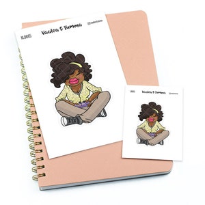 Videogiochi - Adesivi per planner grandi/extra large "Nia/Brown skin", L0665/XL0665
