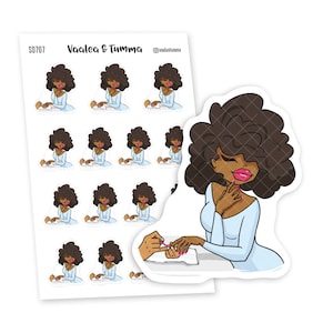 Maniküre Planer Sticker, Nia - S0707/S0719, Nagelpflege Sticker