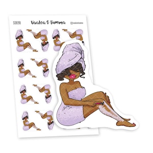 Adesivi per pianificare le gambe da depilare, Nia - S0698/S0710, adesivi per l'ora del bagno