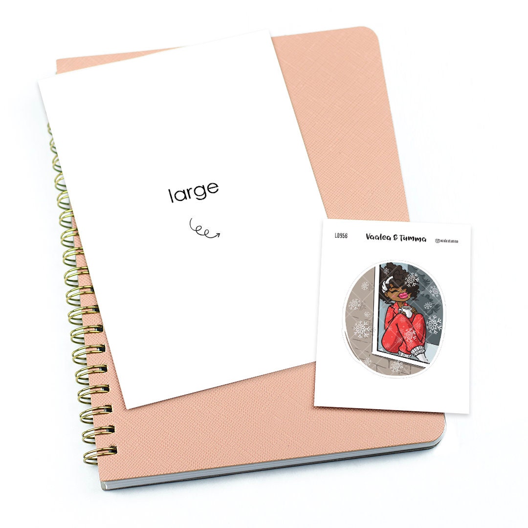Large Planner Stickers / Extra Large - Let It Snow, Nia Stickers/brown ...