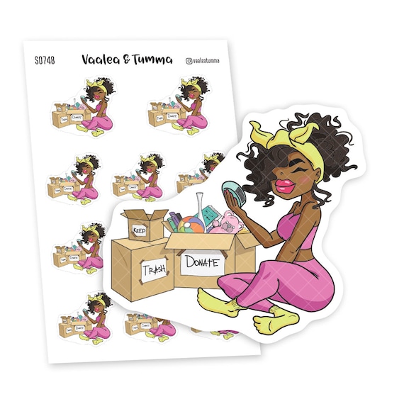 Decluttering Planner Stickers, Nia - S0748/S0767