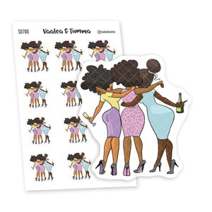 Agenda Stickers Girlfriends, Nia - S0700/S0712, Stickers Friendship Planner