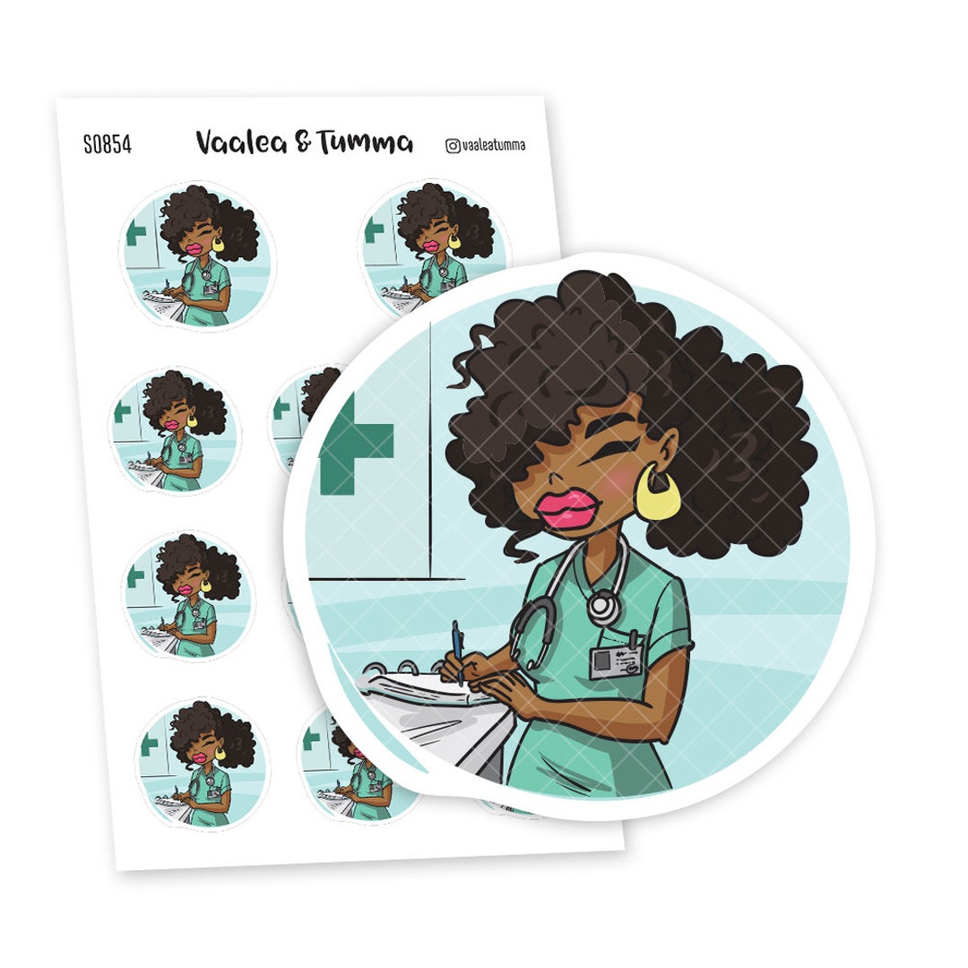 Nurse Planner Stickers, Nia S0854/S0862, Hospital Stickers Etsy