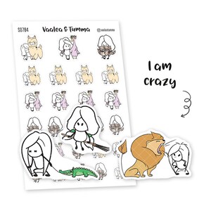 I'm crazy - Planner Sticker Ensi, S0786, unglaubliche Sticker