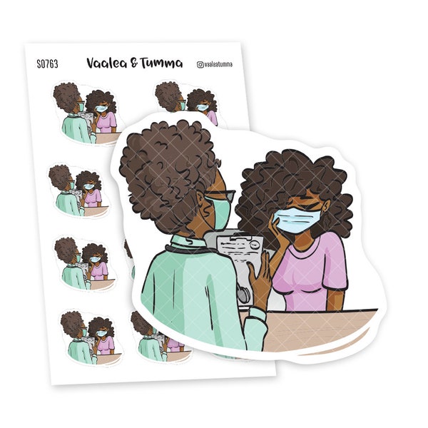 Stickers pour agenda Visite chez le médecin, Nia - S0763/S0782, Stickers pour agenda malade