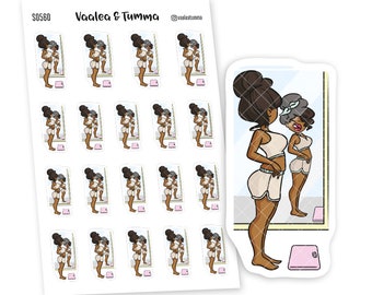 Planner stickers "Change your body", Nia - S0560/S0595