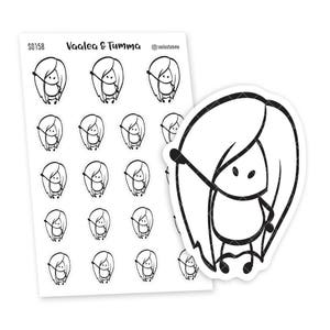 Planner Stickers Ensi - Puedes hacerlo, S0158, Motivational planificaner stickers, Cute stickers, Character stickers, Doodle, Girl Boss stickers