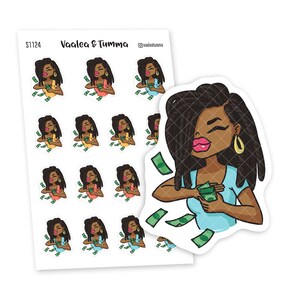 Waste money Planner Stickers, Nia - S1124/S1148
