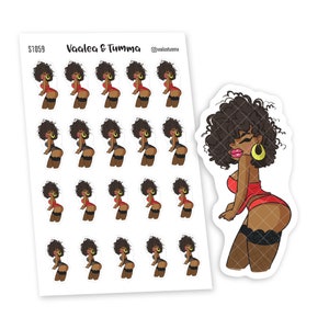 Linda lingerie deixa tudo ainda melhor Adesivos para planejador, Nia - S1059/S1073