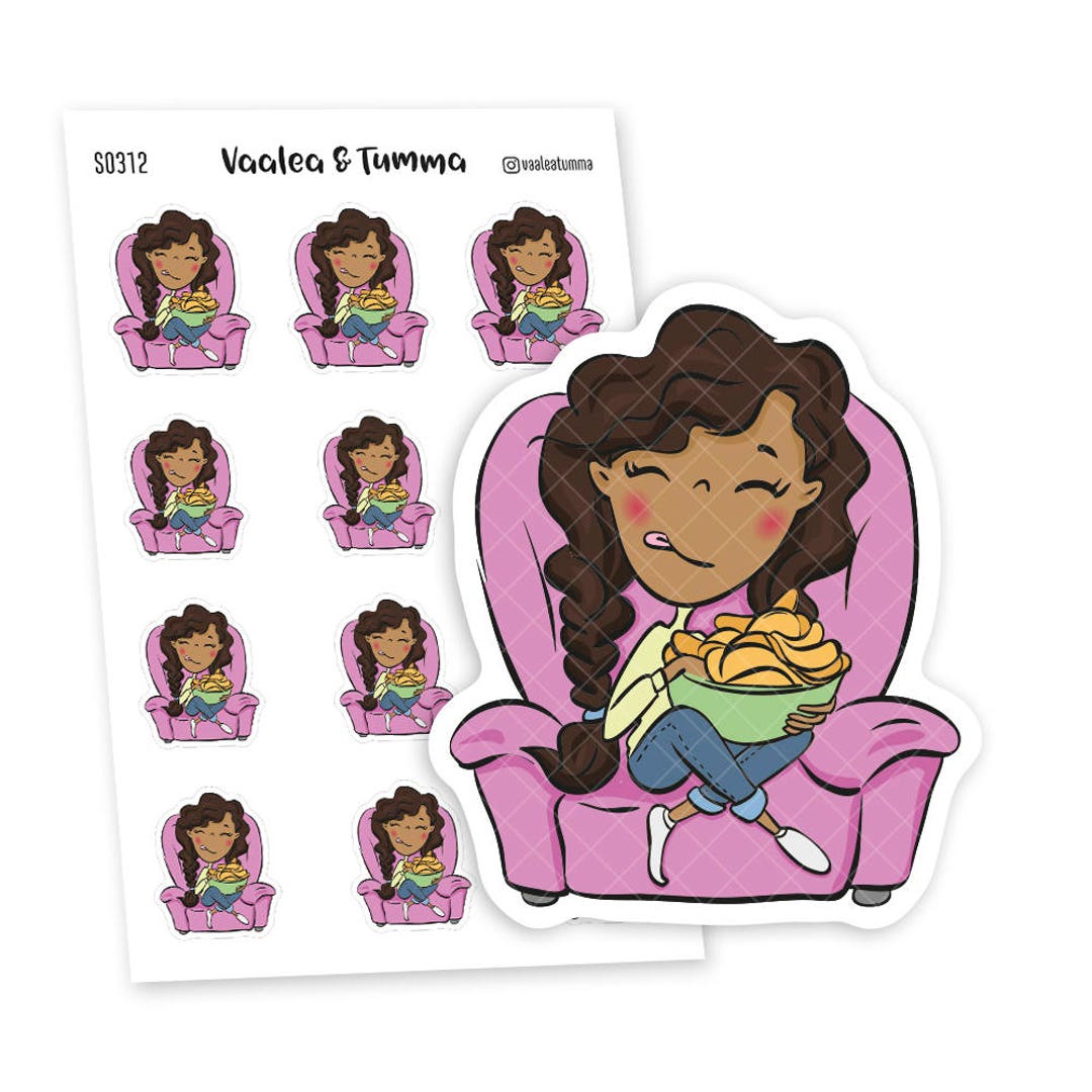 Movie Time Stickers, Vaalea - S0312, TV Show Planner Stickers ...