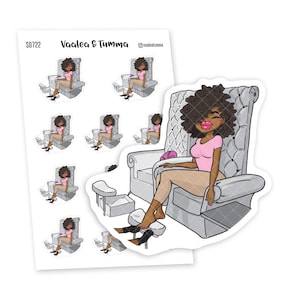 Pedicure Planner Stickers, Nia - S0722/S0734