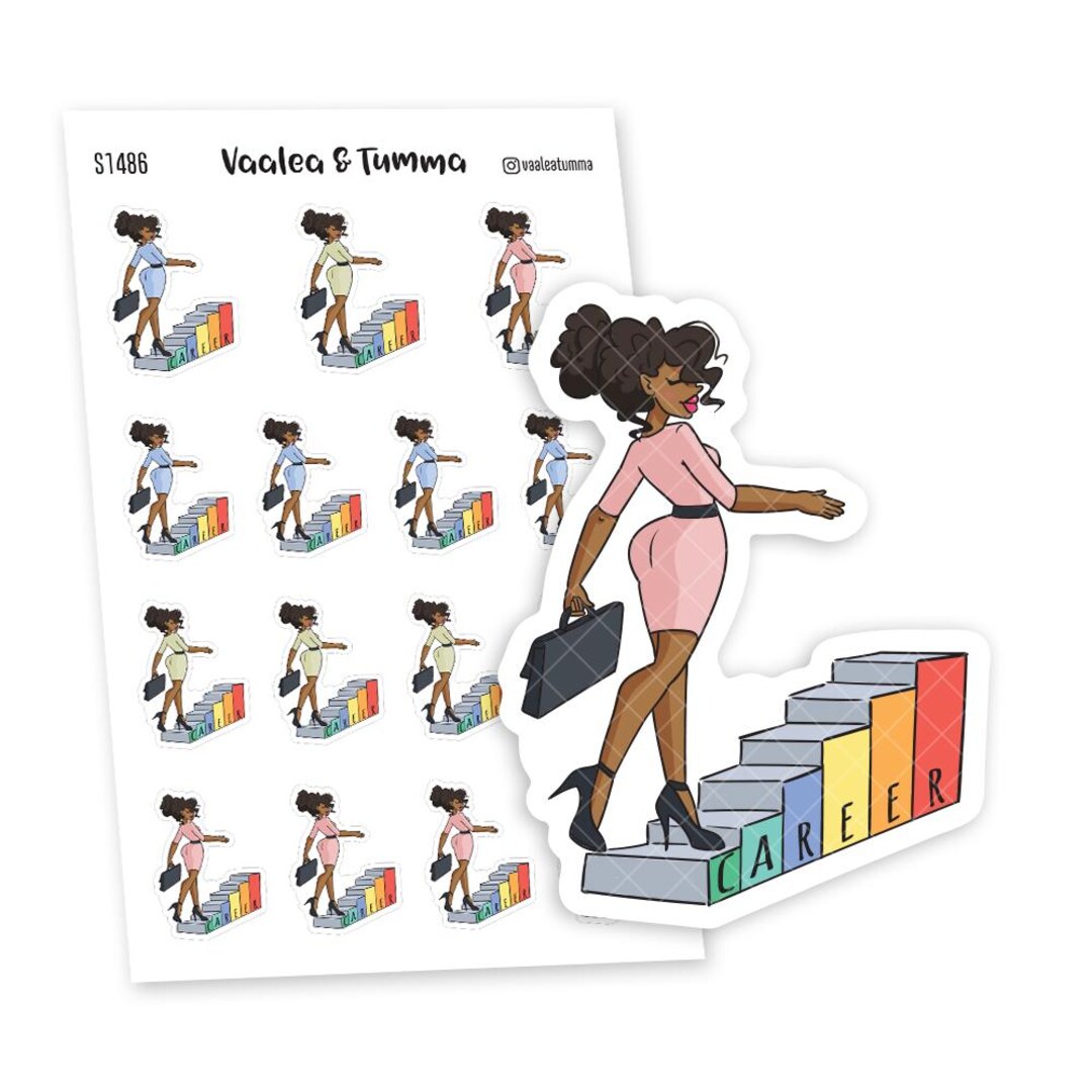 Career Woman Planner Stickers | Motivational Goal Setting - Etsy