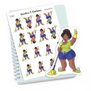 Planner stickers "Jada" - Cleaning, S1081
