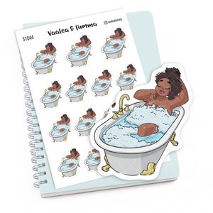 Planner stickers "Jada" - Bath Time, S1044