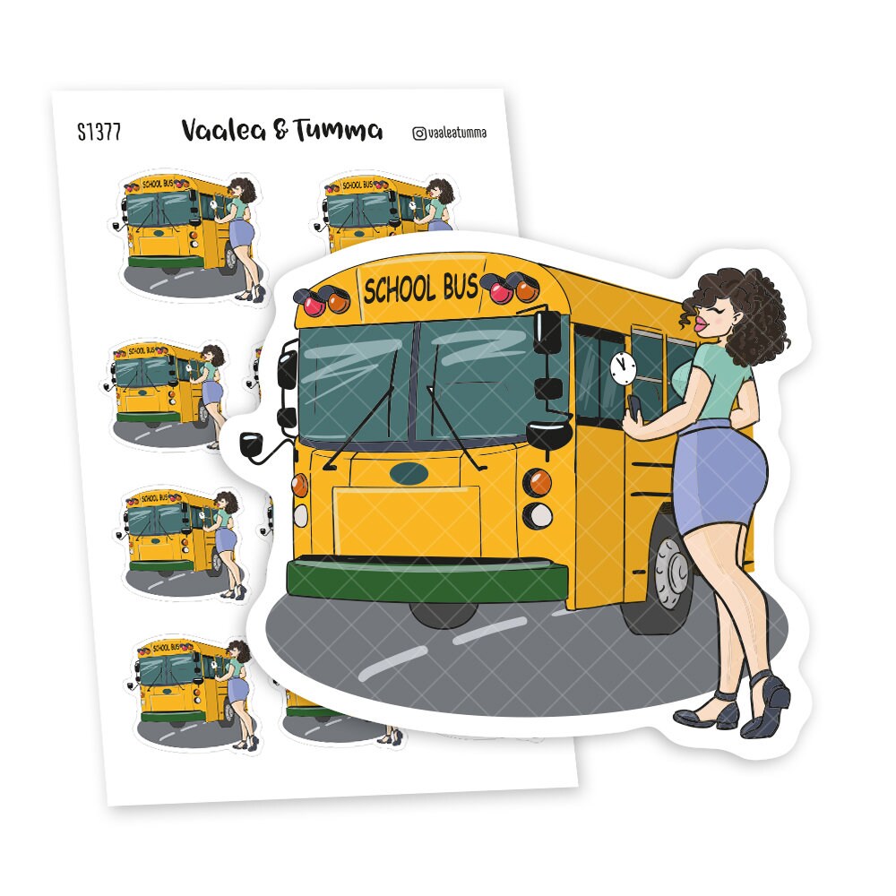 School Bus Planner Stickers: Effortlessly Organize Your Morning Wait ...