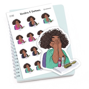 Organize Your Skincare Routine with Planner Stickers - Jada, S1342 | Achieve Your Best Skin