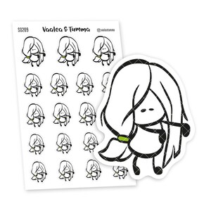 Planner Stickers Ensi - Zombie, S0209, Brutta giornata
