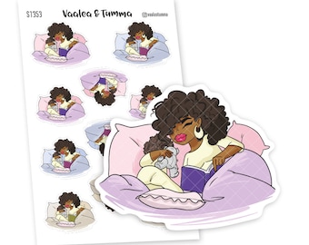 Bedtime Stories with Planner Stickers 'Nia' - S1353/S1361