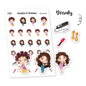 Tumma Planer Sticker - Beauty, S0008, schöne Sticker
