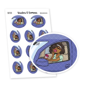 Op een slechte dag zijn er altijd lippenstiftplannerstickers, Nia - S0759/S0778, lippenstiftstickers