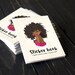 The 8th EDITION. Mini Sticker Book - Nia / Brown skin, 35 mini sheets, 288 stickers, SB003. Sticker book, Sticker kit, Black girl stickers