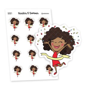 Agenda Stickers Live to Win, Vaalea - S0321, Stickers émotions