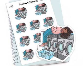 Planner stickers "Jada" - Laundry , S1043