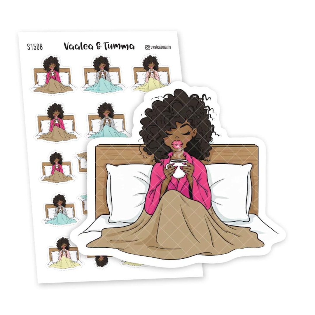 Self Care Planner Stickers, Cozy Morning Coffee, Mental Health Journal ...