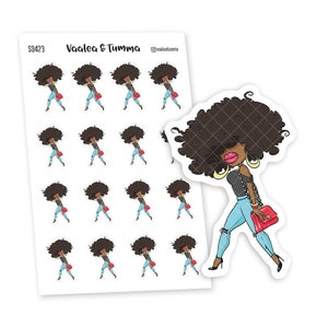 Ich bin schön Sticker, Nia - S0423/S0620, Sticker Mädchen, Girl Boss