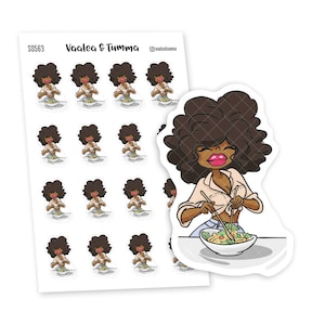 Plannerstickers "Gezond eten. Gezond leven", Nia - S0563/S0571, stickers voedselplanner