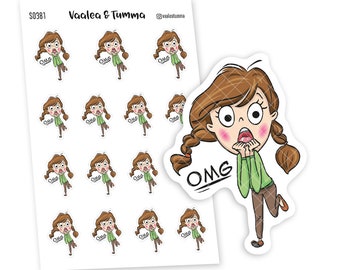 OMG Planner Stickers, Vaalea - S0380-381