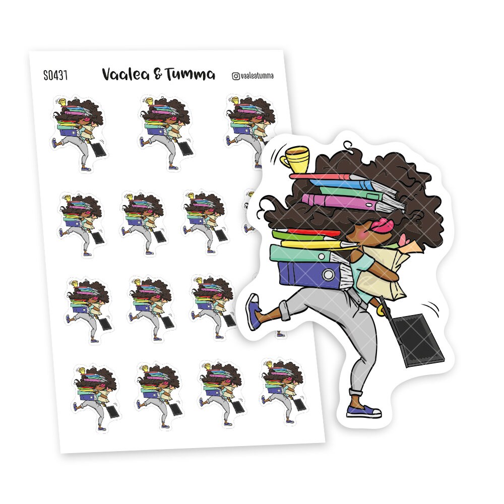 I'm Too Busy Planner Stickers, Nia - S0431/S0628, Work Stickers