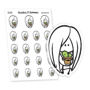 Ensi - Cactus Love Planner Stickers, S0109, Cactus Stickers, Cute Cactus planificador sticker, Plant Stickers, Floral Sticker, Suculent Stickers