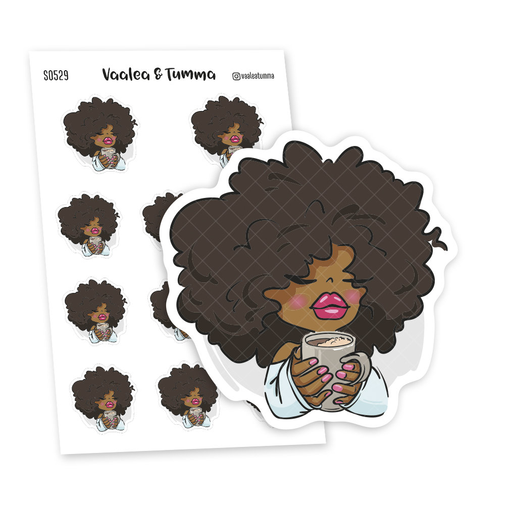 It's time for coffee Planner Stickers, Nia - S0529/S0532, Coffee …