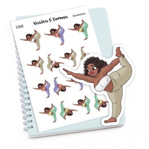 Planner stickers "Jada" - Yoga Time, S1042