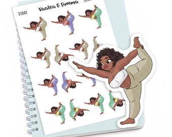 Planner stickers "Jada" - Yoga Time, S1042