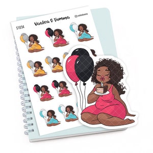 Stickers pour agenda « Jada » - Joyeux anniversaire, S1034