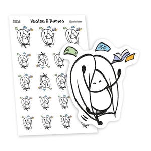 La vida es buena, especialmente en las pegatinas del planificador del viernes, Ensi - S0258, pegatinas Fri-yay