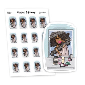 Stickers pour agenda Nia - Soyez belle, soyez vous !, S0957/S0976. Stickers beauté