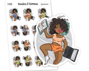 I'm strong, but I'm tired Planner Stickers, Nia - S1056/S1070, Fell asleep Planner Stickers