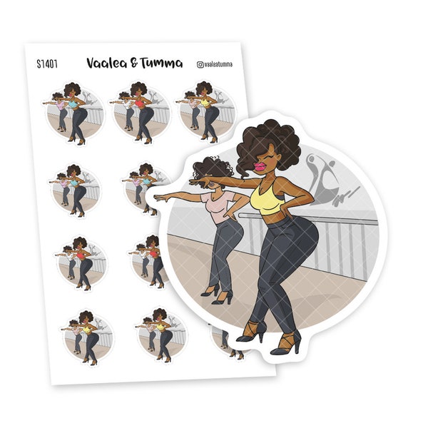 Dance Class Planner Stickers, Nia - S1401/S1409