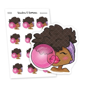 Chewing gum Planner Stickers, Nia - S0508/S0584, Mood Stickers